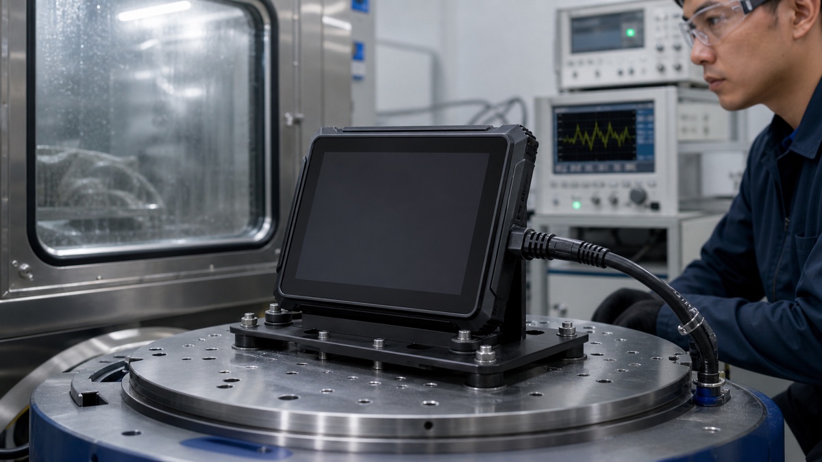 OEM rugged vehicle computer reliability validation in a laboratory
